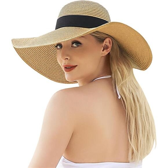 Accessories - Wide Brim Sun Straw Hat 05